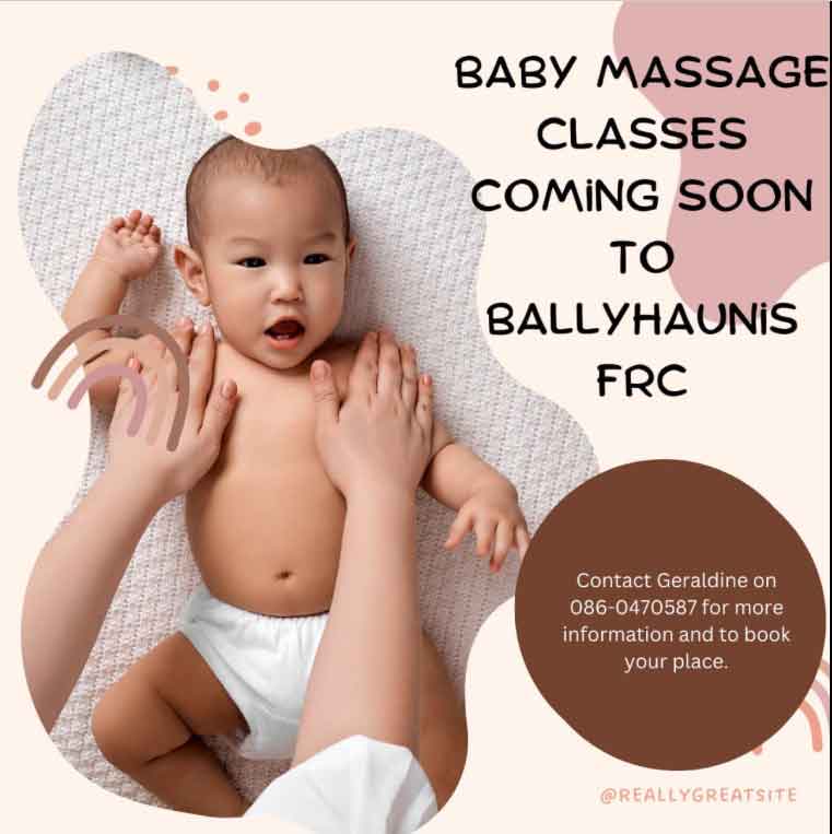 Baby getting a massage