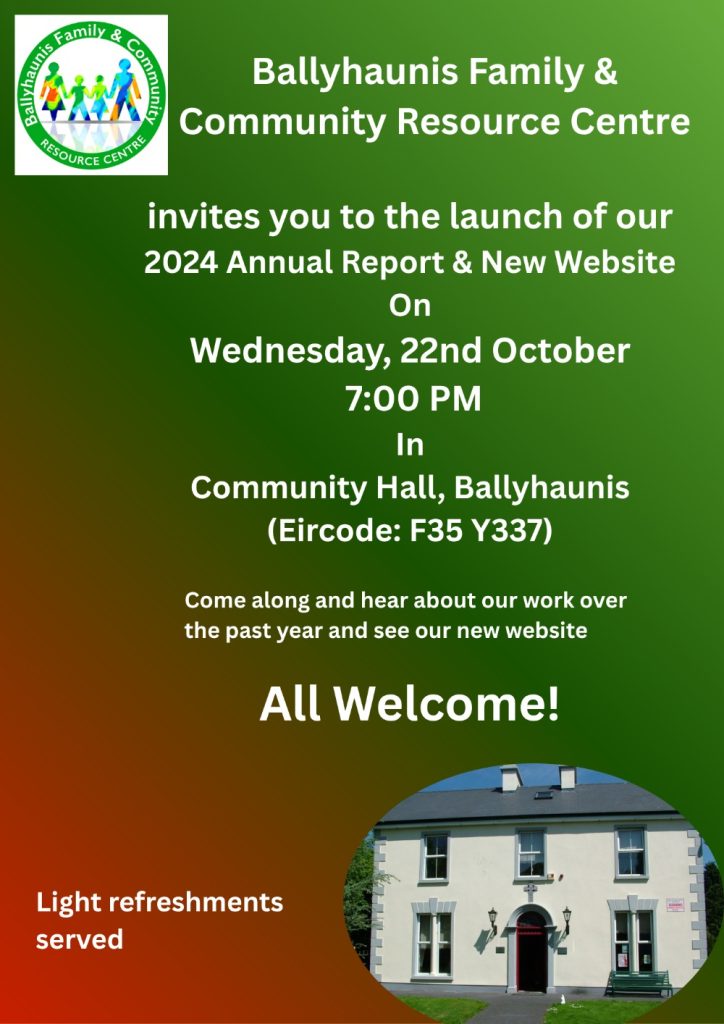 Poster of Launch of 2024 Annual Report & New Website